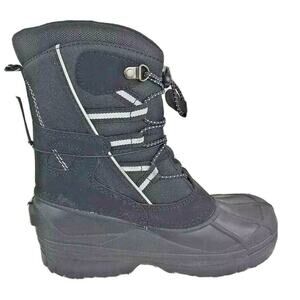 Magellan Outdoor Boys Hiking Boots Black Lace Up Lightweight Insulate 3580270 3